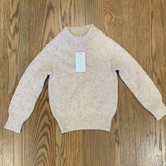 Jamie Kay bubble sweater beige pink 2Y NWT - Picture 1 of 4